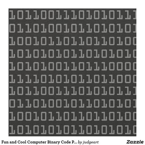 Fun And Cool Computer Binary Code Pattern Fabric Binary Code Fabric