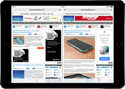 How To View Two Tabs At The Same Time In Safari On Ipad