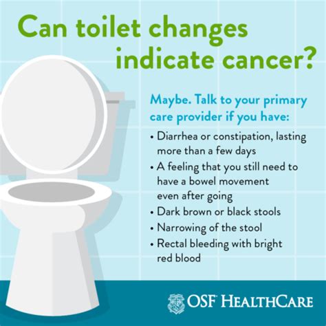What Does Colon Cancer In Stool Look Like Osf Healthcare