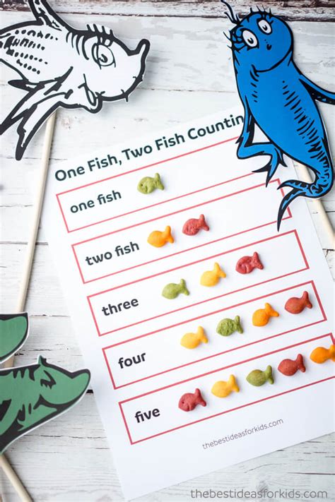 One Fish Two Fish Printable Template Have Your Kids Use Their