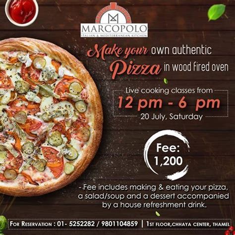 make your own authentic pizza marcopolo restaurant kathmandu july 20 2019