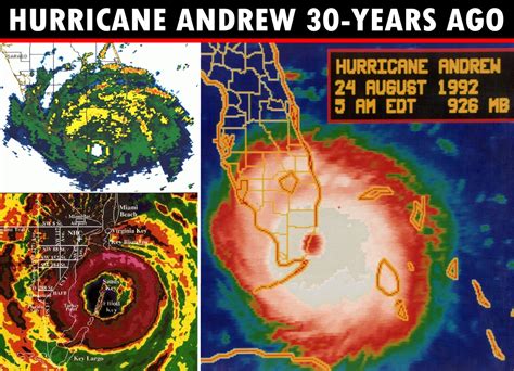 Mike S Weather Page On Twitter Hurricane Andrew Made Landfall Years Ago Today In South