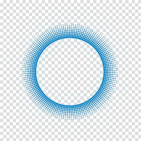 Round Blue Frame Illustration Blue Circle Pattern Circle