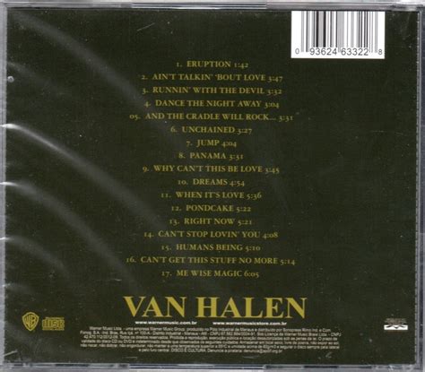 Van Halen Cd Best Of Volume 1 Novo Original E Lacrado Parcelamento