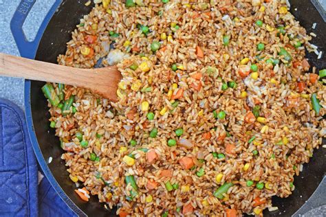 You can make chicken fried rice of shrimp fried rice out. Easy Fried Rice + Video - Restaurant Style Fried Rice in ...