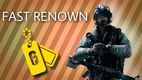 Best Way To Get Renown R6s Tips Youtube