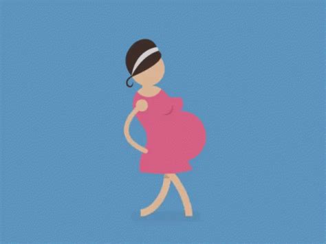 Pregnant Walking Gif Pregnant Walking Exercise Discover Share