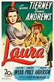 Laura | US One Sheet Movie Poster, 1944 | Laura movie, Classic film ...