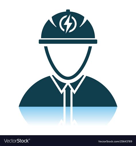 Electric Engineer Icon Royalty Free Vector Image