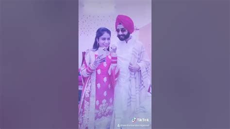 Punjabi Best Couple Tiktok Nimrat Khaira Song Mr And Mrs Latest
