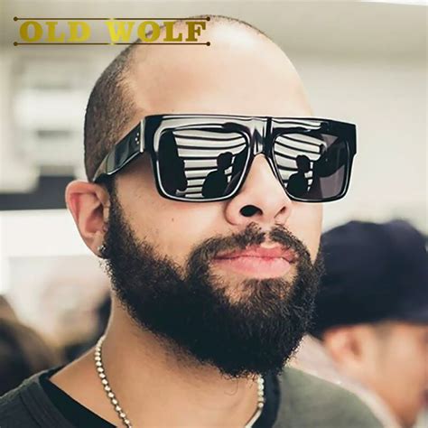 High Quality Luxury Brand Designer Men Sun Glasses Fat Top Sunglasses