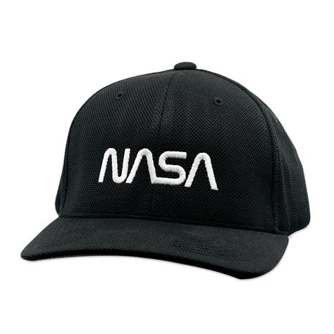 Nasa Embroidered Flexfit Adult Cool And Dry Sport Cap Hat