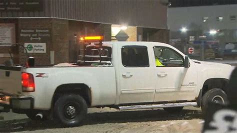 Salt Trucks Out As Winter Weather System Arrives In Toronto