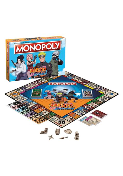naruto monopoly board game
