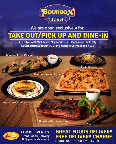 Press alt + / to open this menu. Bourbon Street Bar and Grill - Posts - Iloilo City ...