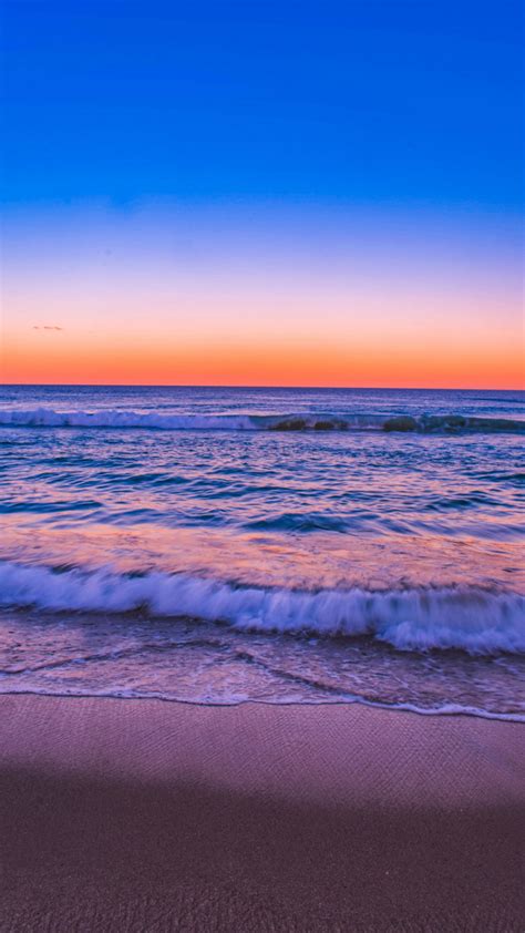 Download 720x1280 Wallpaper Adorable View Sunset Beach Samsung