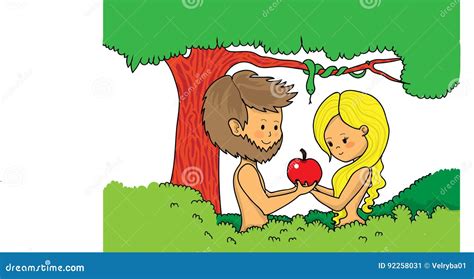 Adam Y Eva Caricatura