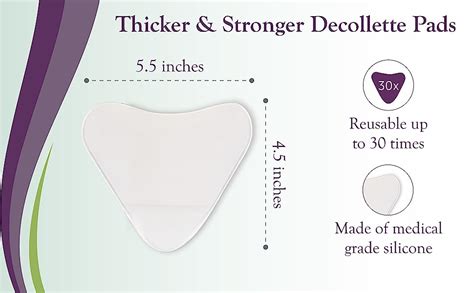 Silc Skin Decollette Pad Reusable Self Adhesive Overnight