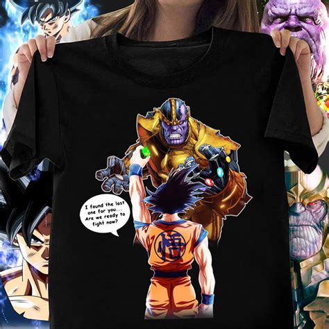 Infinity war poster than just the design. Goku vs Thanos Dragon Ball vs Infinity War shirt, hoodie ...