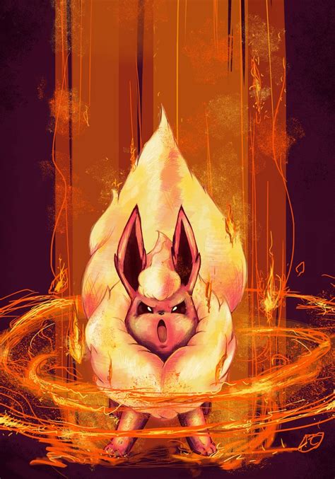 Flareon Used Lava Plume By A On Deviantart