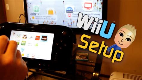 Nintendo Wii U Setup And Update Installation Youtube