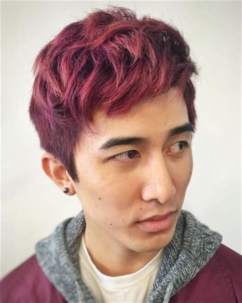 But if you'd like to try having shockingly beautiful cool maroon red hair like these models give palty awapack japanese hair dye a try. 65 Popular Asian Men Hairstyles & Haircuts You Gotta See