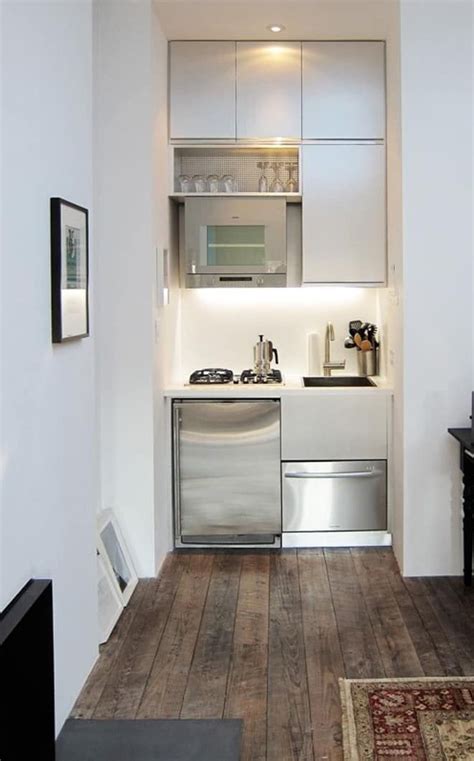 32 Popular Apartment Kitchen Design Ideas You Should Copy Pimphomee