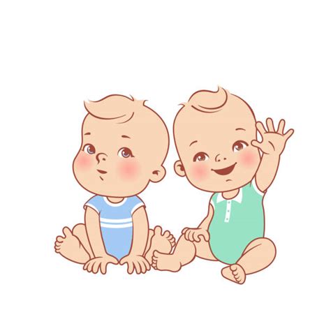 Twin Babies Illustrations Royalty Free Vector Graphics And Clip Art Istock