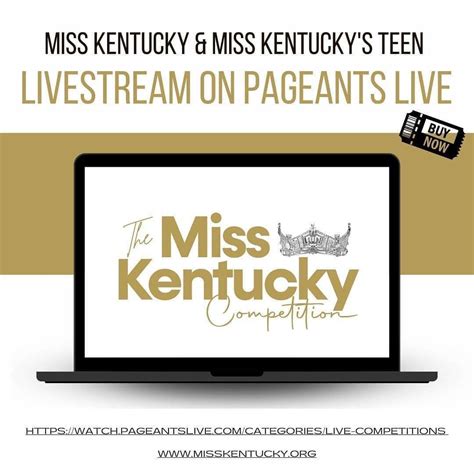 You Can Watch Miss Kentucky Scholarship Organization