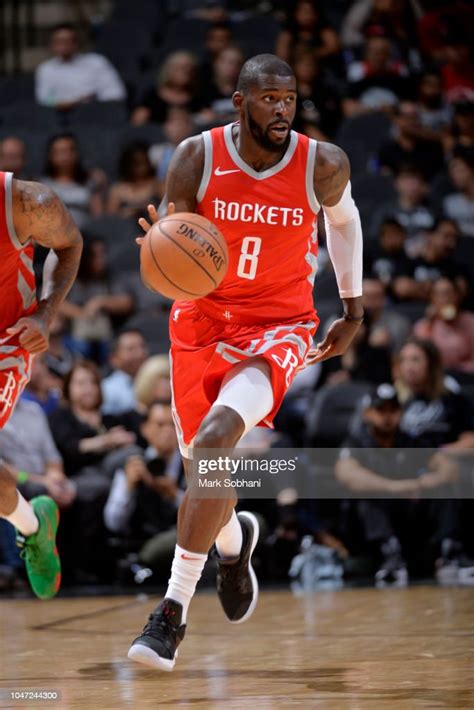 James Ennis Iii Of The Houston Rockets Handles The Ball Against The