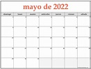 mayo de 2022 calendario gratis | Calendario mayo