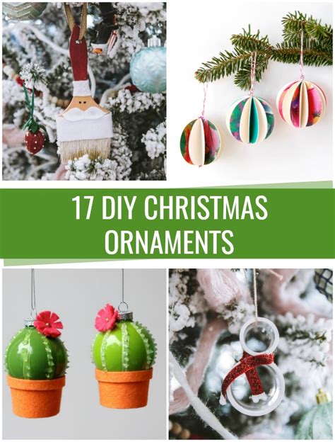 17 Adorable Diy Christmas Ornaments You Can Make Now Craft
