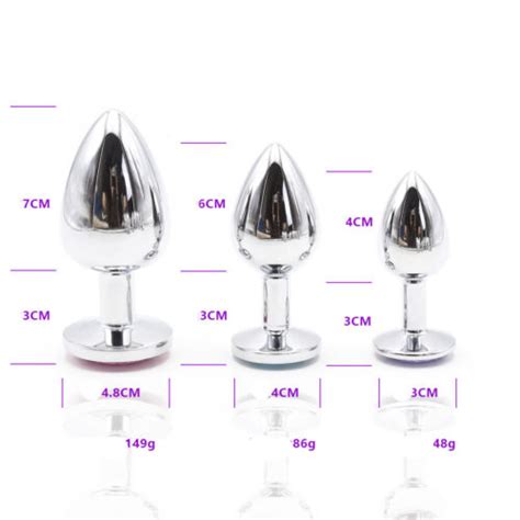 Pcs Ass Anal Training Kit Stainless Metal Steel Anal Butt Plug Adult