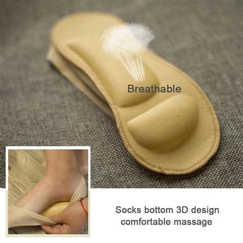 Comfybear™ 3d Foot Massage Padded Lady Invisible Socks Comfybear