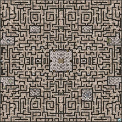 Maze Battlemaps Dnd World Map Dungeon Maps Fantasy Map