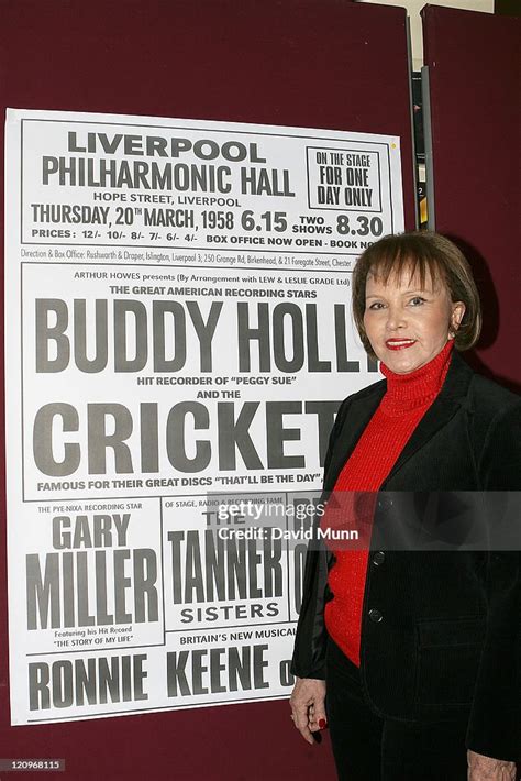 Mariah Elena Holly The Widow Of Buddy Holly Attends The Photocall