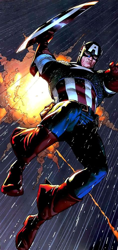Captain America By Steve Mcniven Captain America Comic Marvel