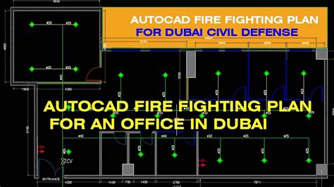 AutoCAD Fire Fighting Plan Sprinkler Plan In AutoCAD How To Draw Fire