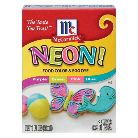 Oct 16, 2020 · @universityofky posted on their instagram profile: McCormick Assorted Neon Food Coloring Kit - 4ct/.25oz ...