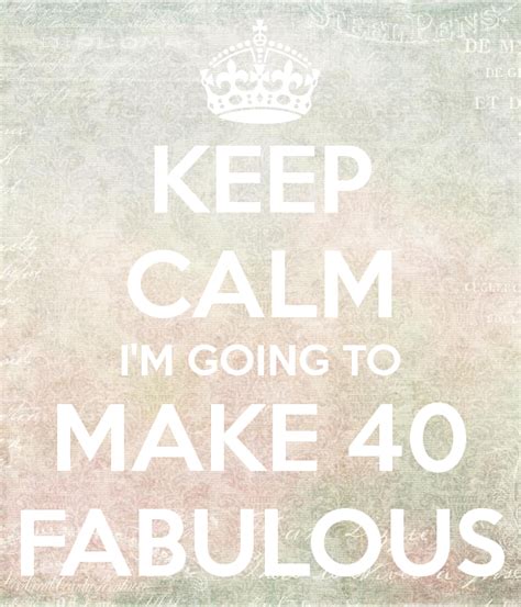 40 Jaar Verjaardag Keep Calm