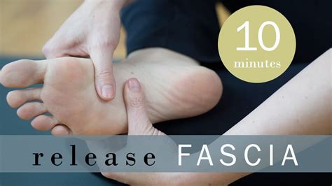 How To Release Fascia Foot Release Plantar Fascia And Downdog Yoga