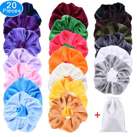 Cotton Scrunchie Set Set Of 10 Soft Cotton Scrunchies