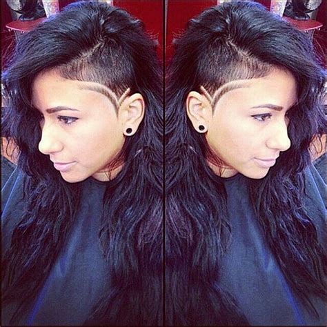 Pin By Tamara Davidson On Womens Undercut Style Shaved Side