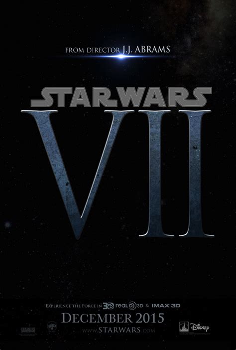 Star Wars Episode Vii Teaser Poster Fm By Edogg8181804 On Deviantart