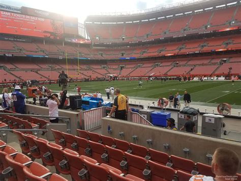 Section 110 At Cleveland Browns Stadium