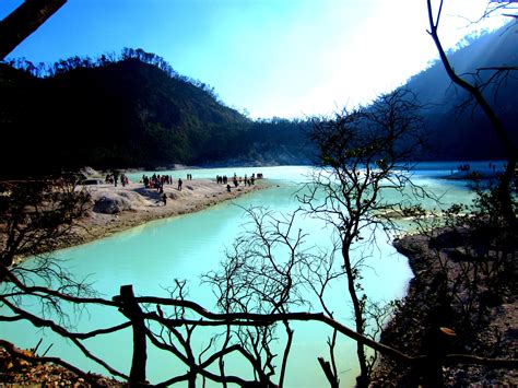 Kawah Putih White Crater Is One Of The Most Popular Tourist