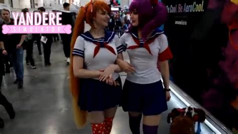 Yandere Simulator Osana And Kizana Cosplay At Comic Con Russia 2019