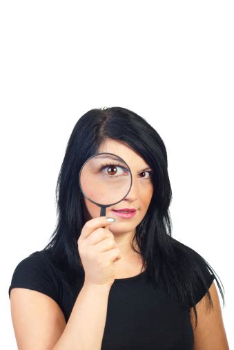 Spying Woman Stock Photo Download Image Now Istock