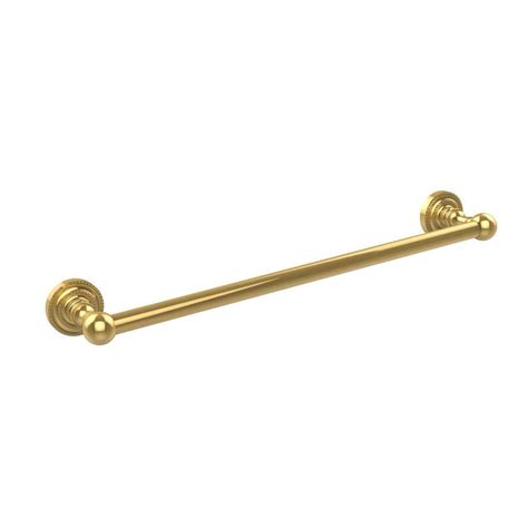 Allied Brass Dottingham Collection 24 In Towel Bar In Polished Brass