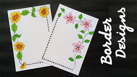 Border Design Ideas Printable Cards